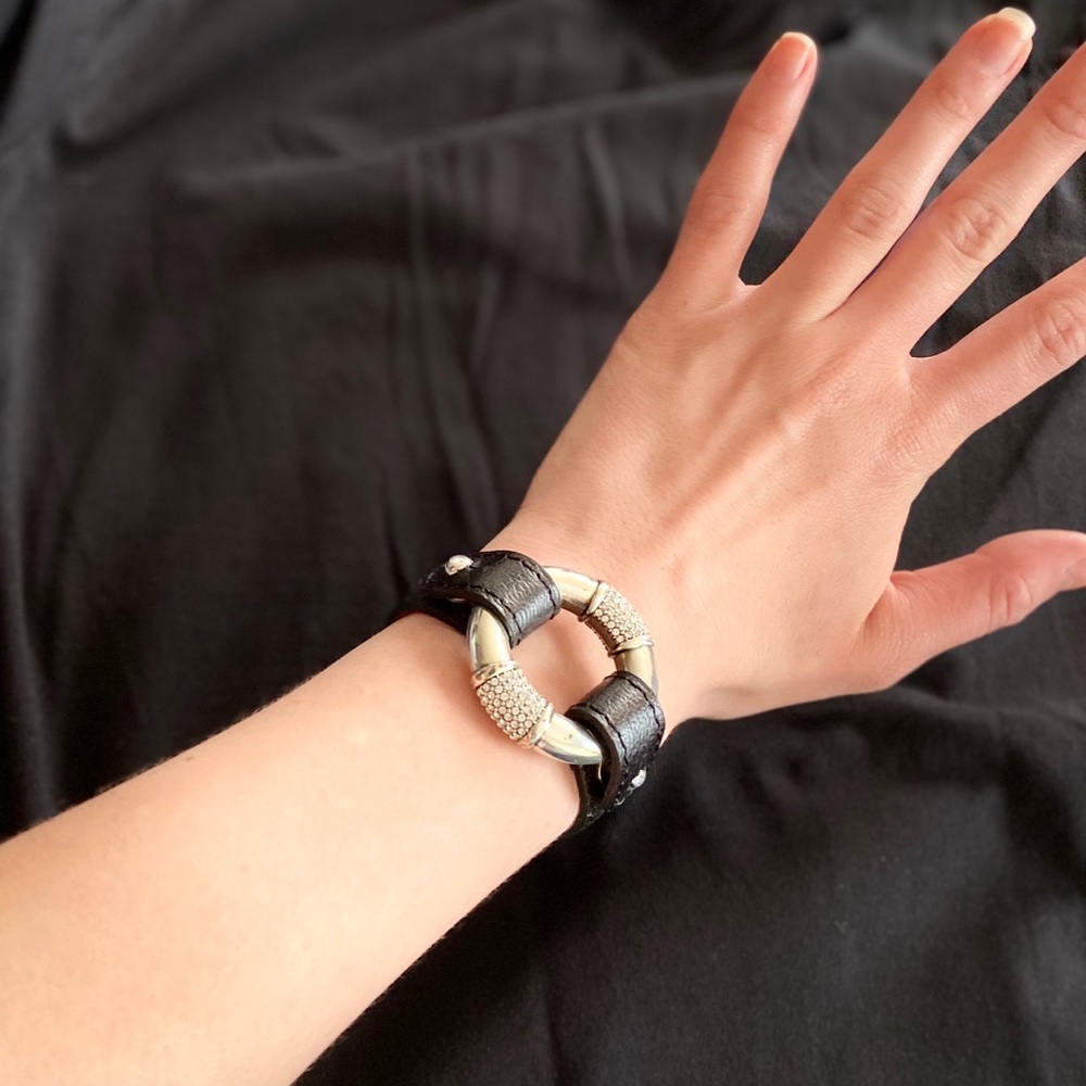 Brighton Jewellery Segovia Arcos Black Bracelet